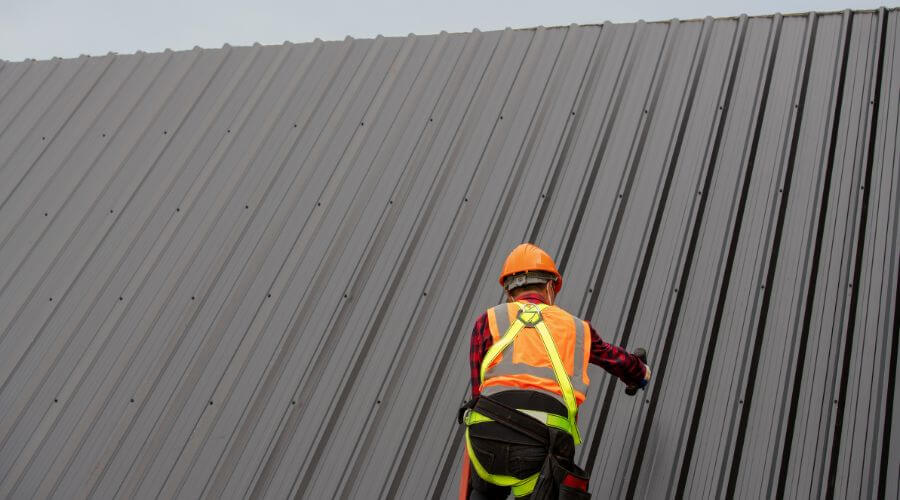 Professional metal roof installation services in Williams Bay, WI